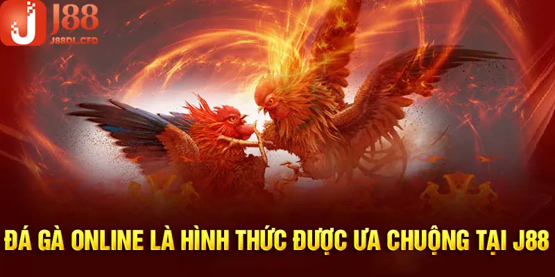 Đá gà online luôn là hình thức giải trí hấp dẫn hội viên tại J88